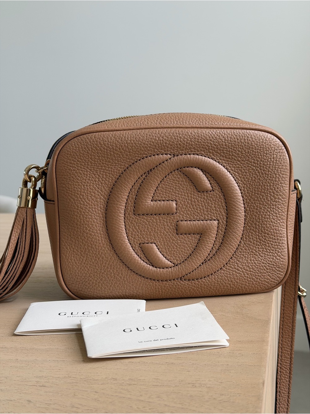 Gucci Soho Disco Crossbody Bag Leather